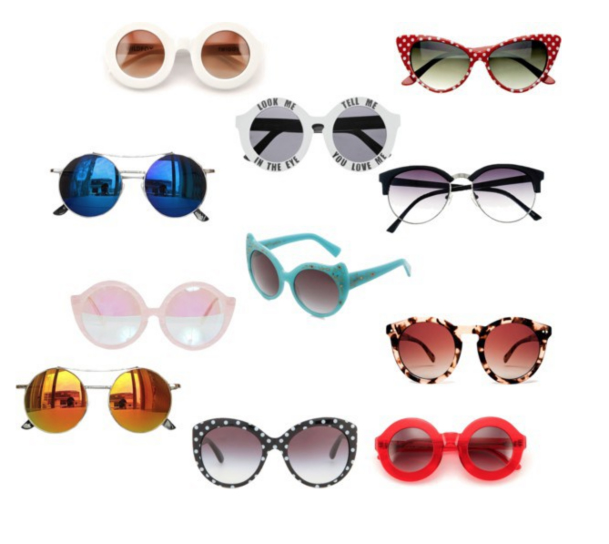 sunglasses di annaturcato contenente round glasses