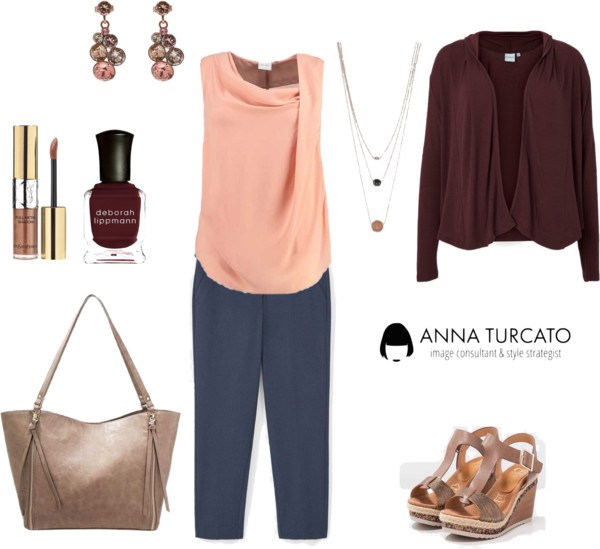 Autumn Curvy Lady by annaturcato featuring a plus size trousers