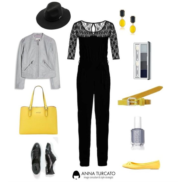 Jumpsuit Lady by annaturcato featuring a fedora hat