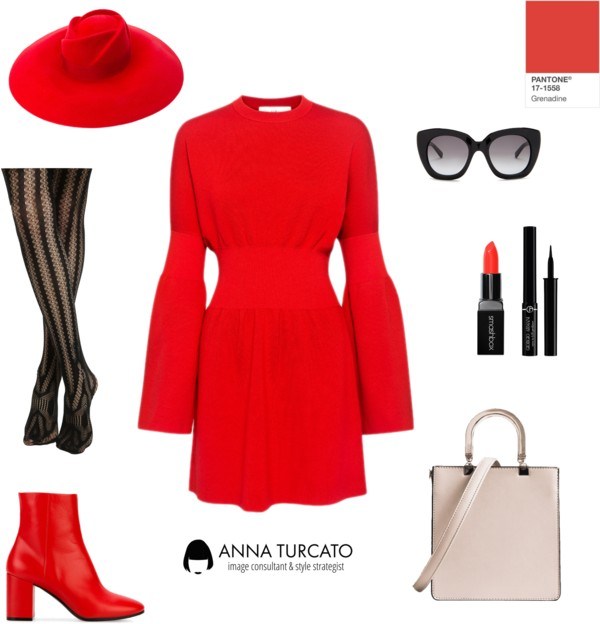 Red Grenadine by annaturcato featuring a red outfit