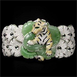 bracciale verde giada animalier Cartier